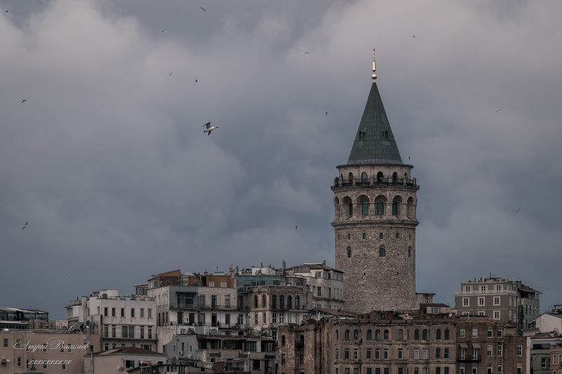 городской пейзаж, архитектура, башни, Босфор, Турция, Стамбул Босфор, Стамбулphoto preview