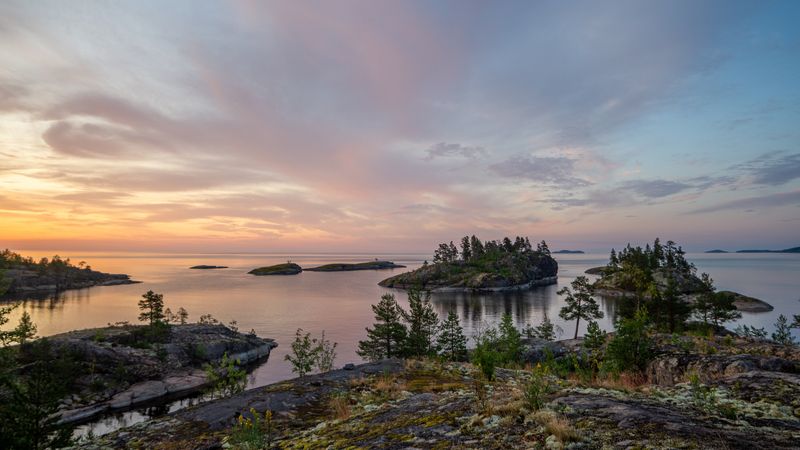 Рассвет на Ладогеphoto preview