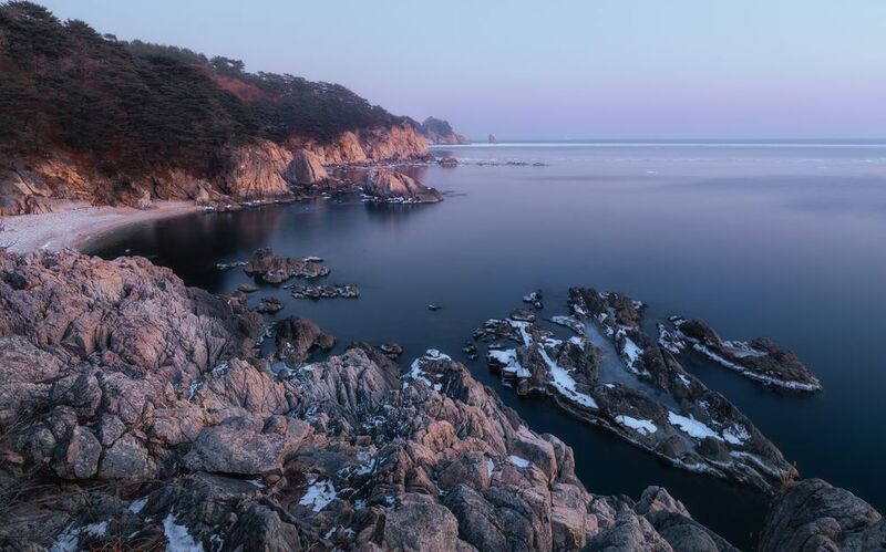 Приморье Приморский_край японское_море вечер закат мыс_теляковского На исходе дняphoto preview