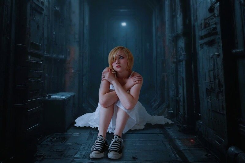 девушка, станция ****photo preview