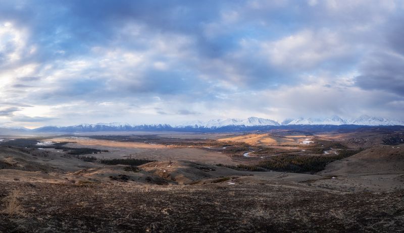 курай, республика алтай, рассвет, чуя, меандры photo preview