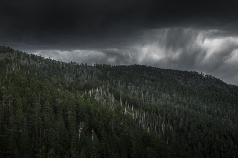 стихия, пейзаж, горы Надвигается стихияphoto preview