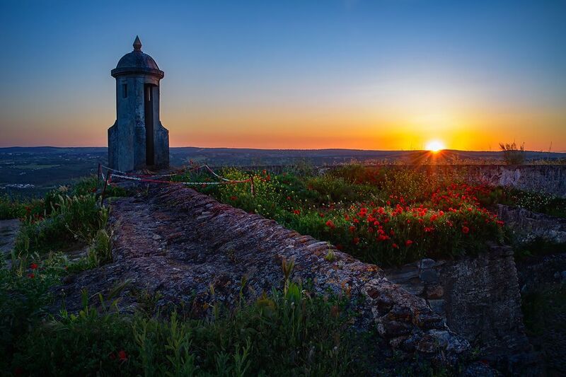 fortress, sunset Fortress at sunsetphoto preview