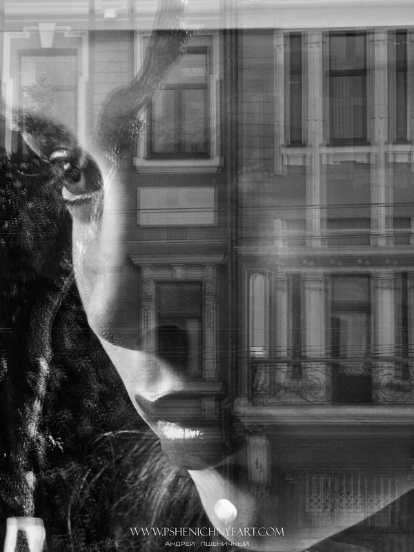 город, пространство, отражение, витрина, минимализм, концепт Город в отраженииphoto preview