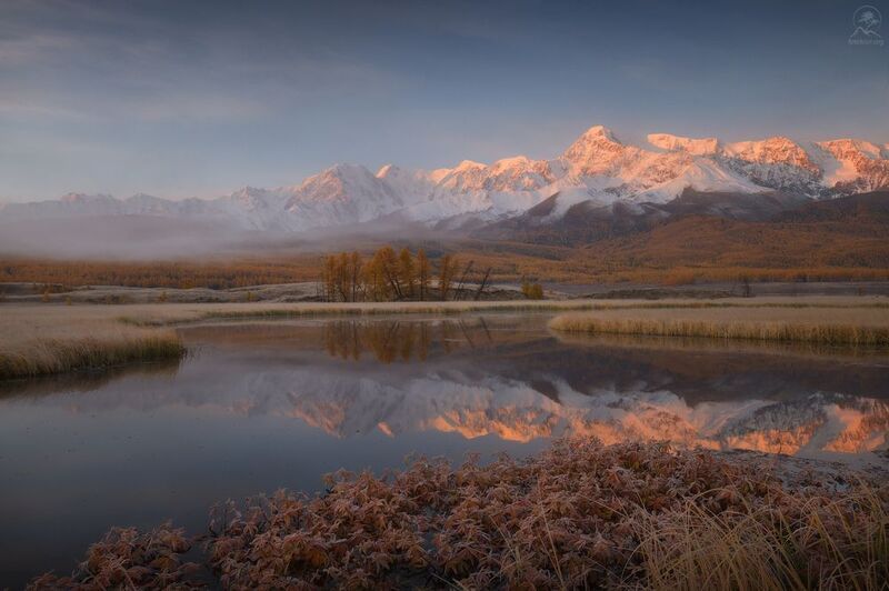 алтай, фототур по алтаю, осень, горы, горный алтай, республика алтай, джангысколь, ештыкель ПЕРВЫЕ ЛУЧИphoto preview