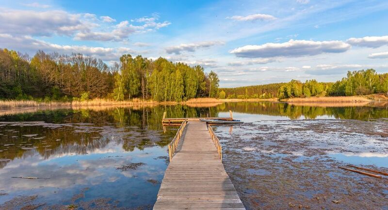 озеро весна Весенние озёра.photo preview