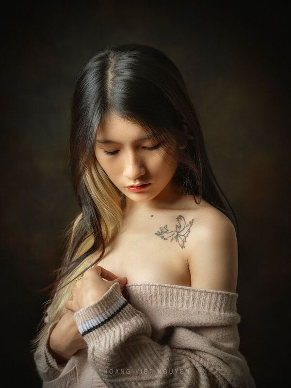 portrait, mood portrait, face, mood, asian, vietnamese, vietnam, face, beauty * * *photo preview