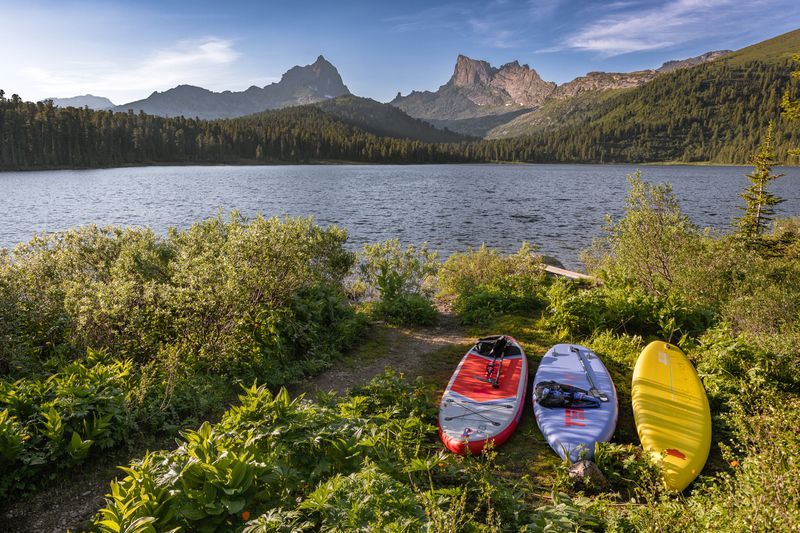 ергаки, озеро светлое, горы, западный саян photo preview