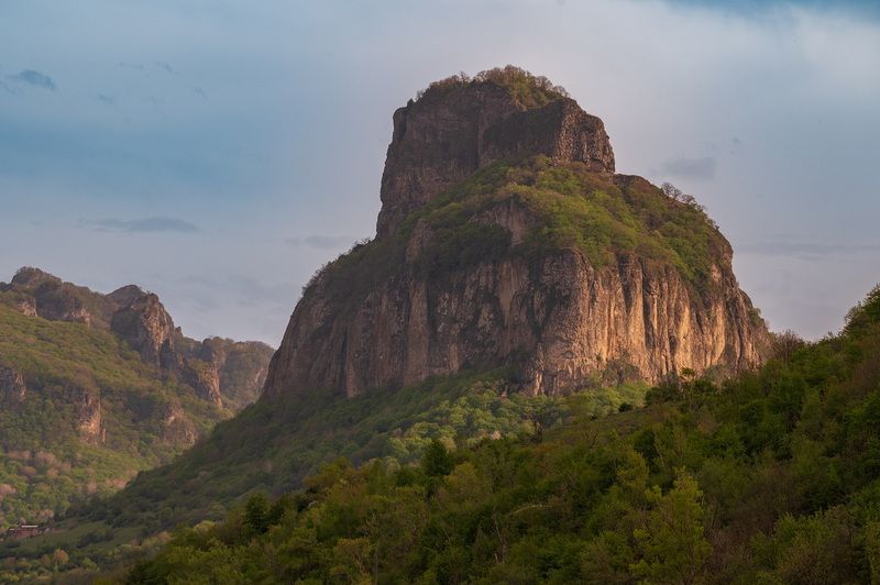 шоана, гора, горы, скала, утёс, лес, небо, кавказ, карачаево-черкесия, туризм, путешествия ГОРА ШОАНАphoto preview