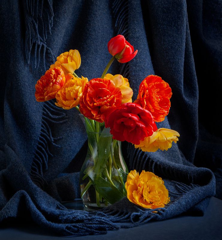 темно-синее одеялоphoto preview