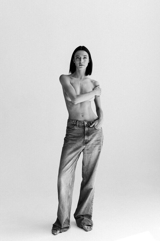 girl, model, portrait, black and white, lithuanian, vilnius *photo preview