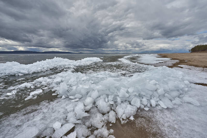 Водохранилище в районе Братска, Ангараphoto preview