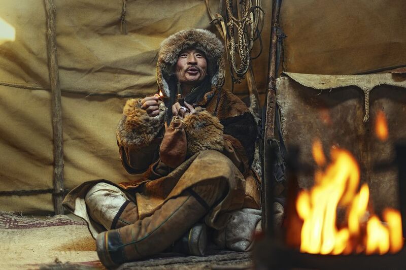 mongol Mongolian nomadic winter festivalphoto preview