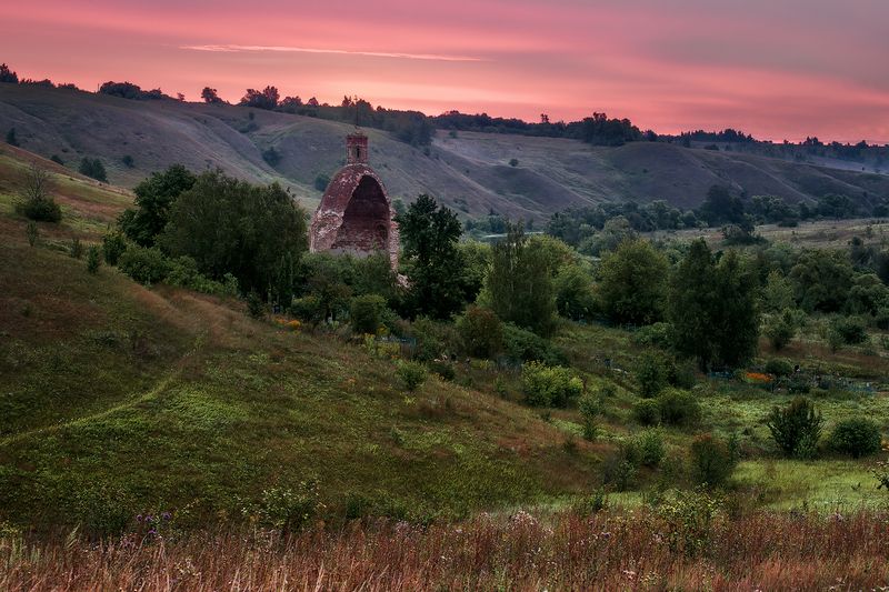 Рассвет в Тульской областиphoto preview