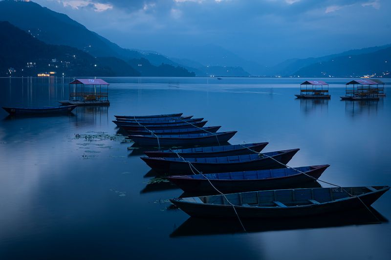 Лодки на озере Фева.photo preview