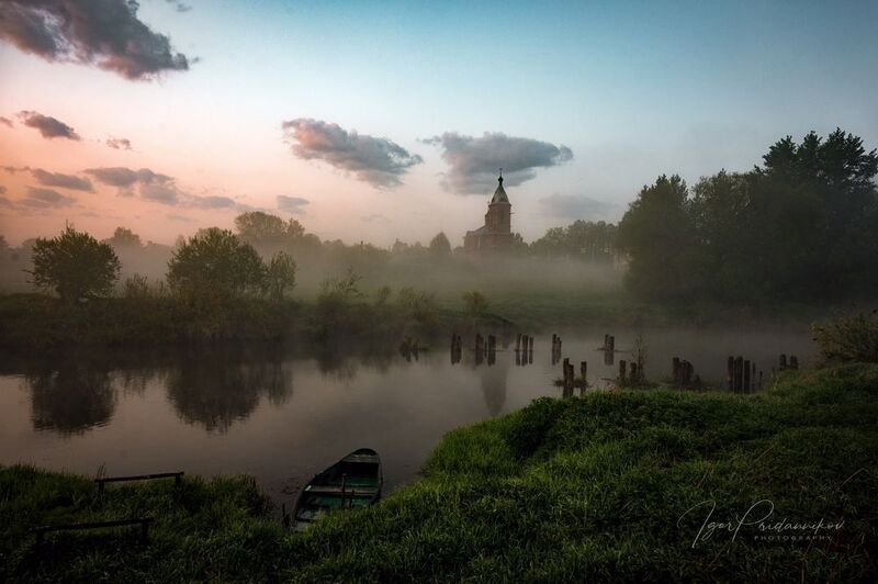 туман, теза, река, дунилово, утро, рассвет Утренний туман фото превью