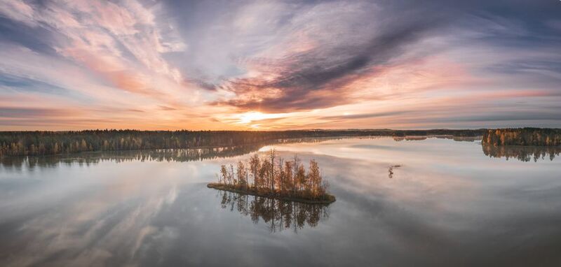 Карелия, озеро, осень photo preview