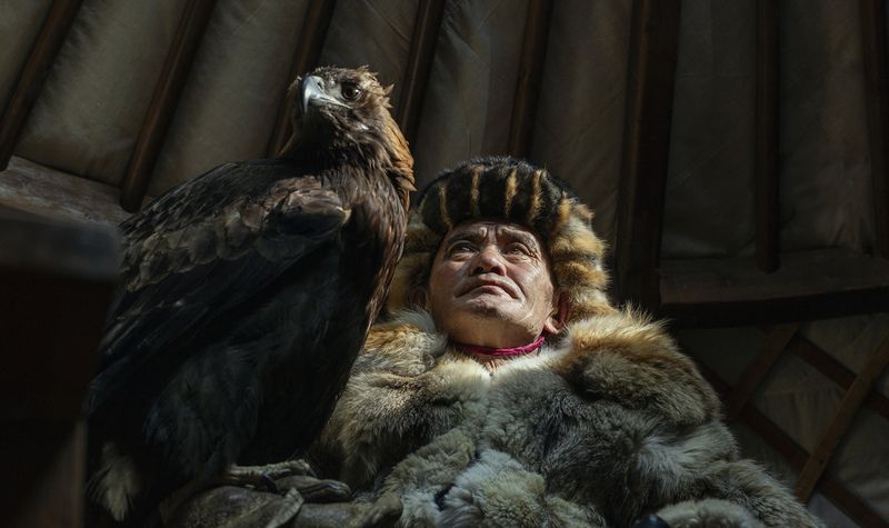 Mongolian eagle hunting festival Mongolian eagle hunting festivalphoto preview