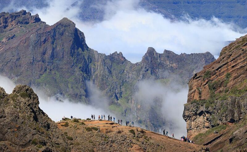мадейра, фуншал, португалия, пики, горы мадейры, madeira, funshal, pico arieiro, arieiro, атлантический океан, туман Мадейраphoto preview