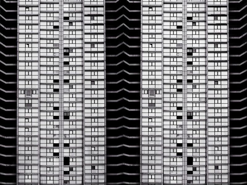 массим, окна, архитектура, геометрия Бесконечность жилых массивов фото превью