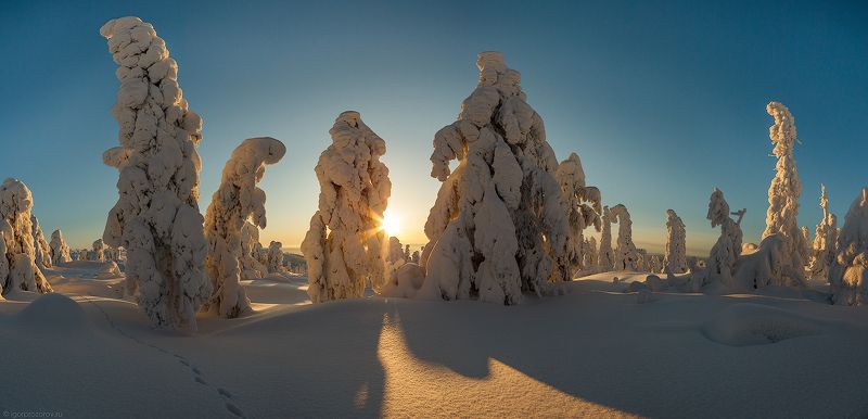 кольский полуостров, кандалакша Закат на Волостной горе.photo preview