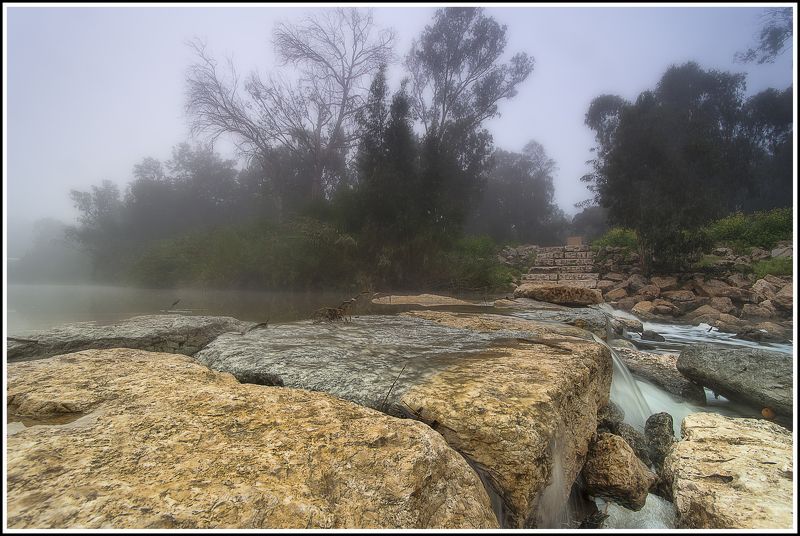 туман ручей Сорек Израиль  ***photo preview