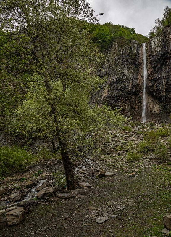 Горы, Кавказ, весна, водопад Весна в горахphoto preview