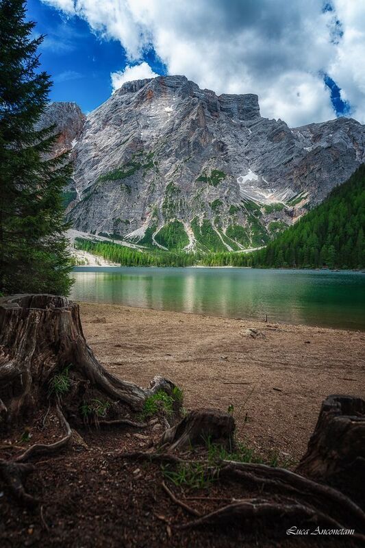 braies lake nature italy dolomites landscape travel Braies фото превью