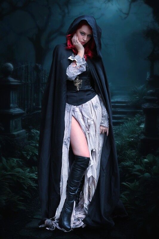 девушка, парк, ночь ****photo preview