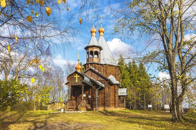 никульчино, осень, храм, церковь Церковь Бориса и Глебаphoto preview