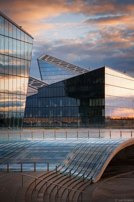 архитектура, лахта, лахтацентр, architecture Общественные пространства возле Лахта-Центра в Санкт-Петербургеphoto preview