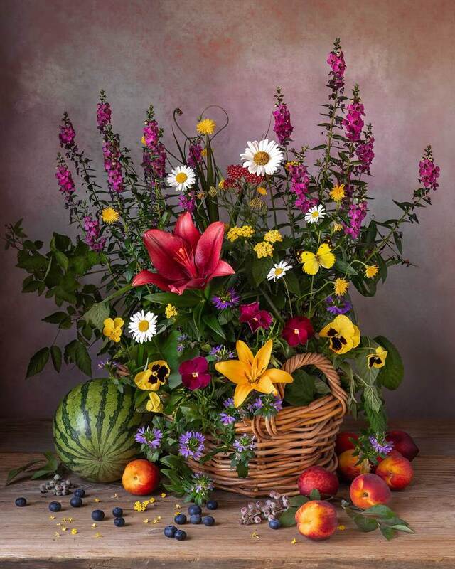 Wildflowers and Peachesphoto preview