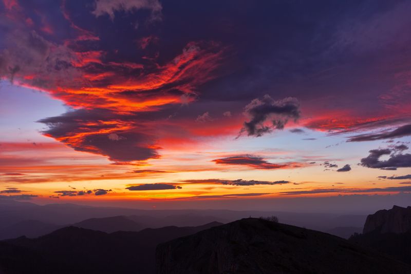 Небо горитphoto preview