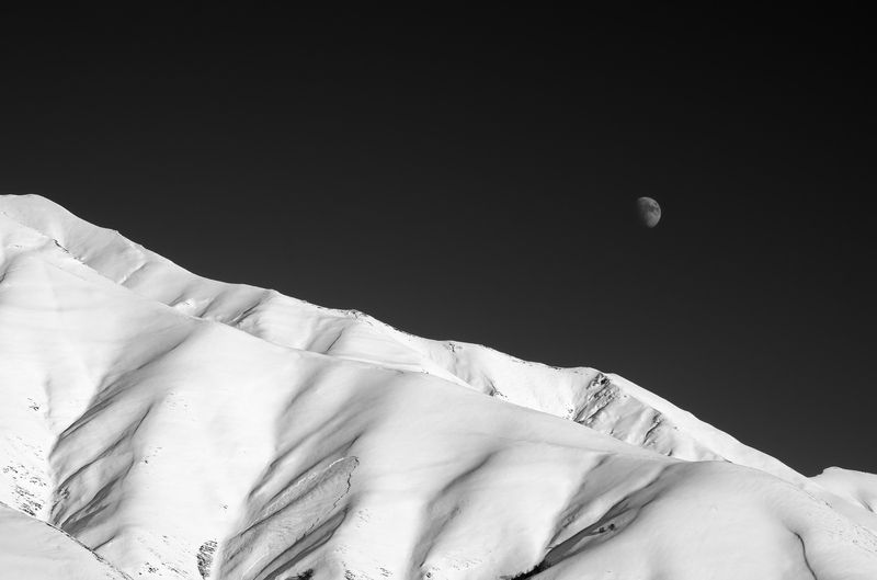 горы, снежные вершины Горная зимаphoto preview