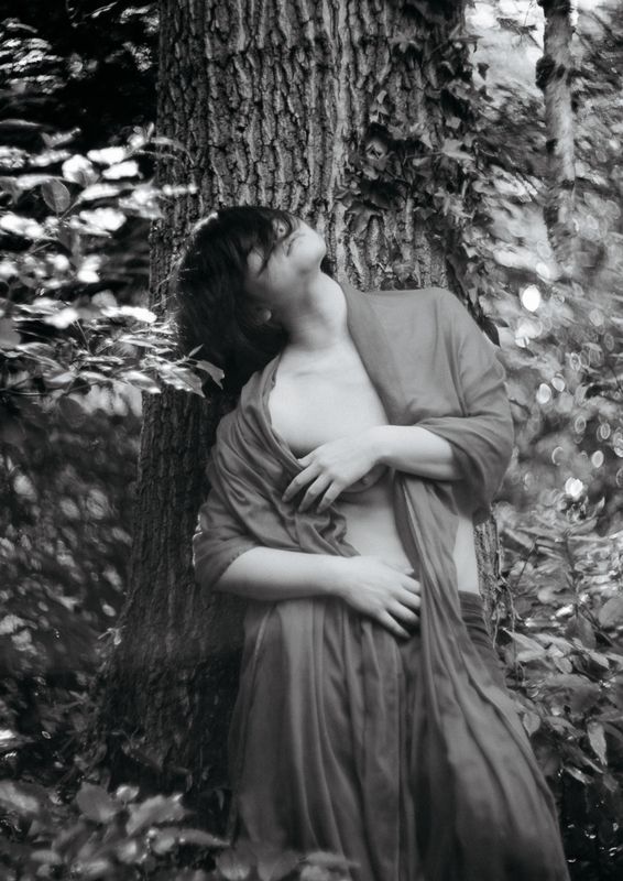 nature, portrait, female, bokeh, asian, tree, forest, портрет, девушка, sensual, short hair, Makiphoto preview