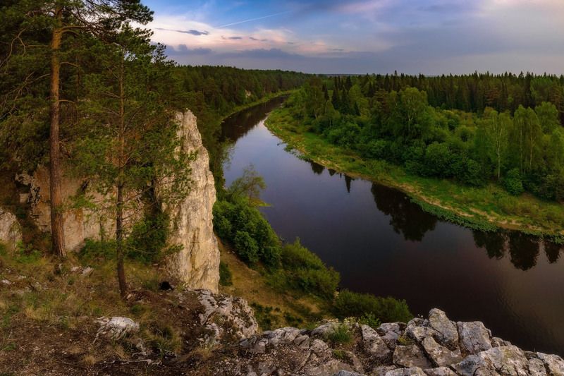 Вечер над Чусовойphoto preview