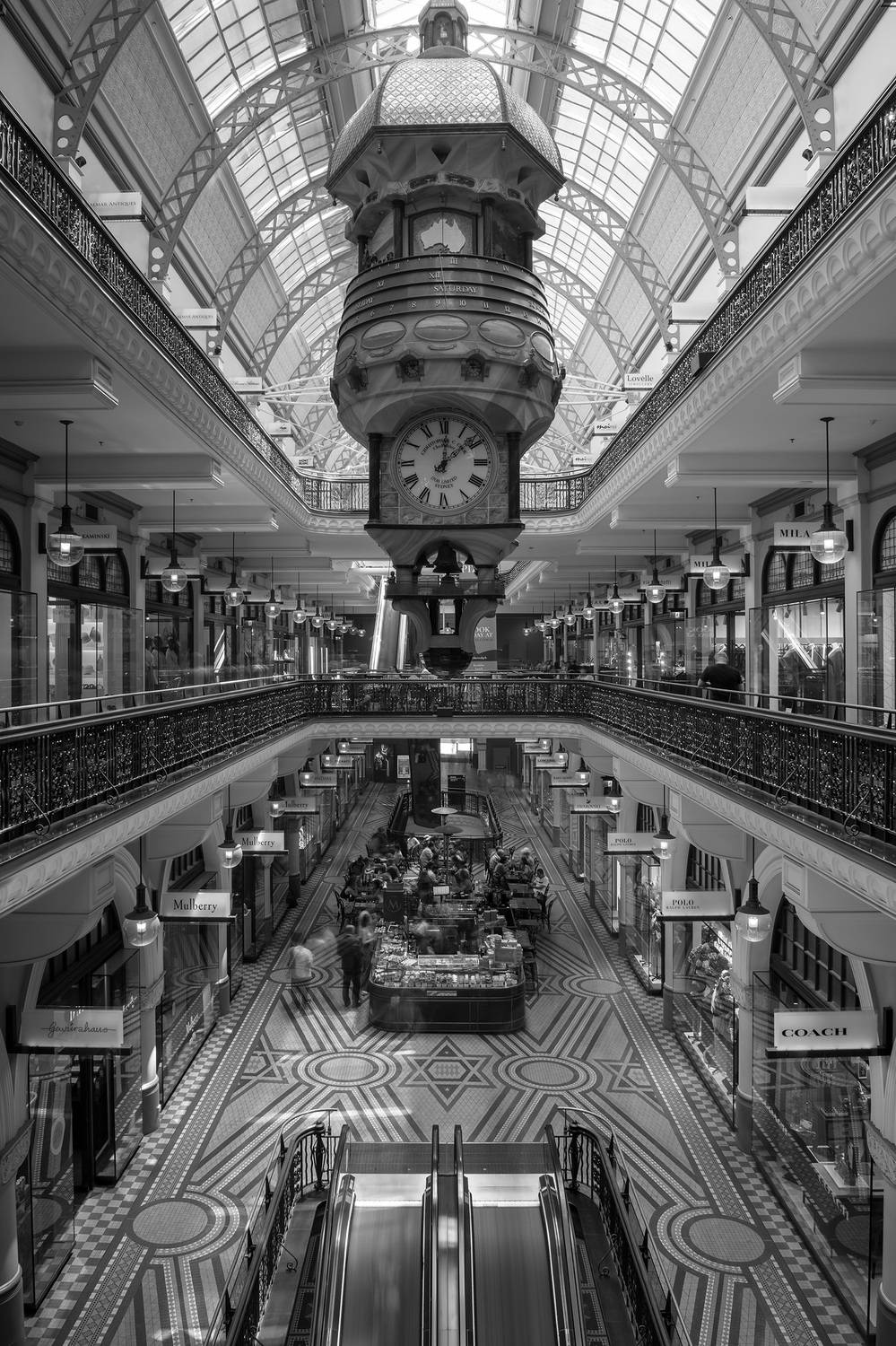 victoria building, sydney, australia, black and white, Gubski Alexander