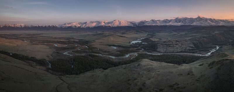 горы, Алтай, река, лес Горный Алтайphoto preview