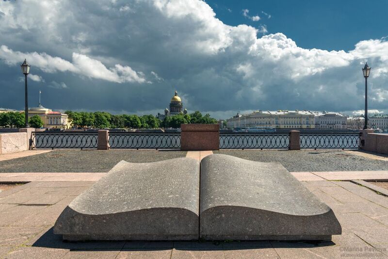 город, архитектура, санкт-петербург, петербургу 322 года, памятник раскрытая книга, река нева, исаакиевский собор С Днём Рождения, город родной!photo preview