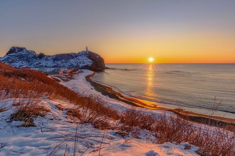 море восход весна мыс бринера Мартовский восходphoto preview