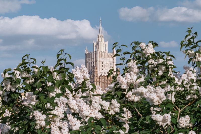 мид, москва, весна, сирень, moscow, spring МИДphoto preview