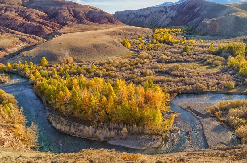 Россия, алтай,Кокоря, пейзаж, природа, осень Алтайphoto preview