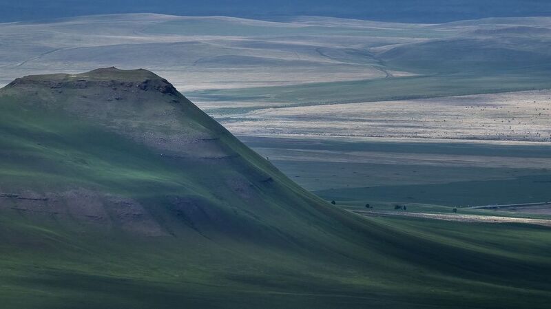 хакасия, сопки, пейзаж, сарагаш, вид с горы варча Древность Хакасииphoto preview