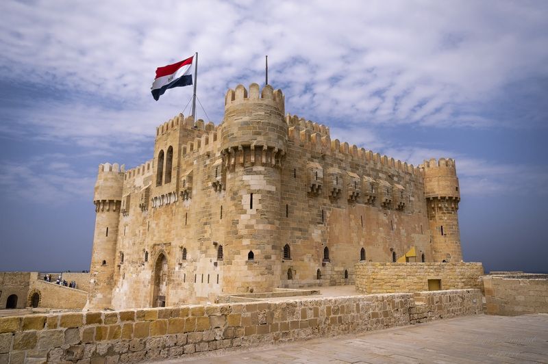 городской пейзаж, архитектура, крепости, форты, Форт Кайт-Бей, Александрия, Египет Форт Кайт-Бей, Александрия, Египет.photo preview