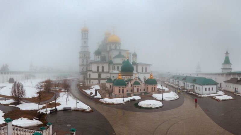 новый иерусалим, весна, март, туман Мартовское утроphoto preview