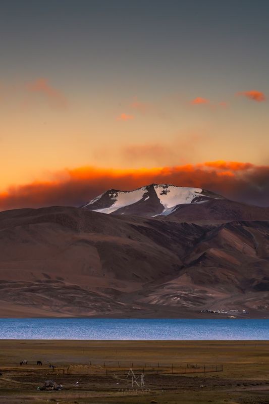 Landscape, sunset, mountains, golden hour, Himalayas The Golden Hour photo preview