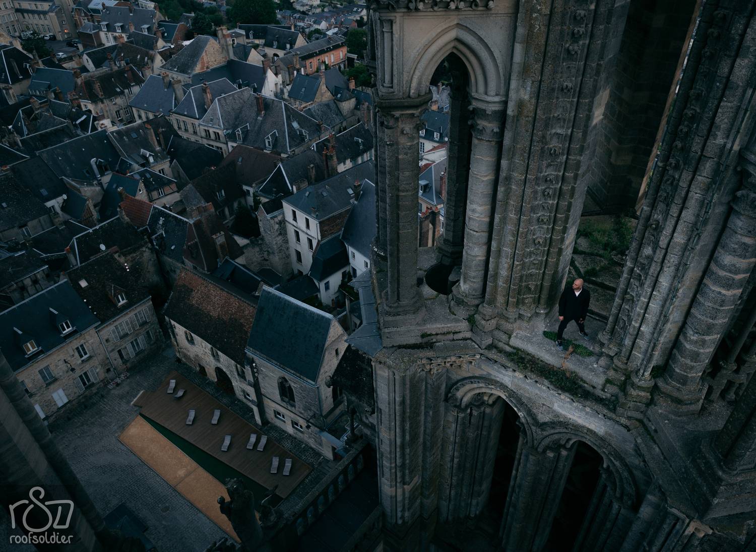France, cathedral, architecture, roof, rooftop, above, historic, cityscape, Laon, Голубев Алексей