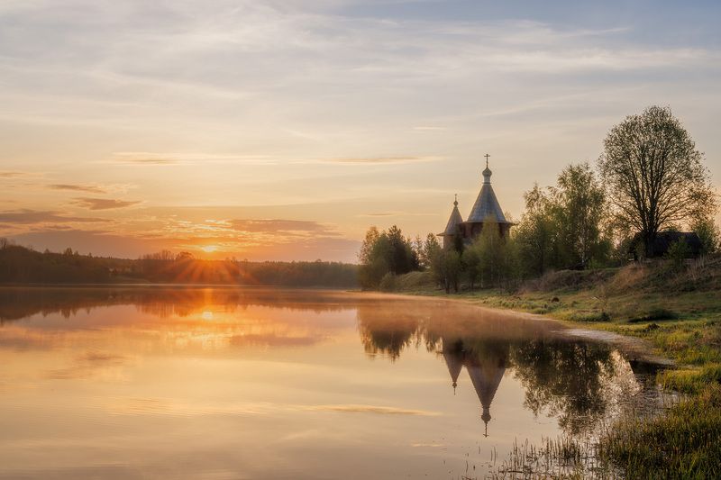 карелия, колодозеро, рассвет Колодозероphoto preview