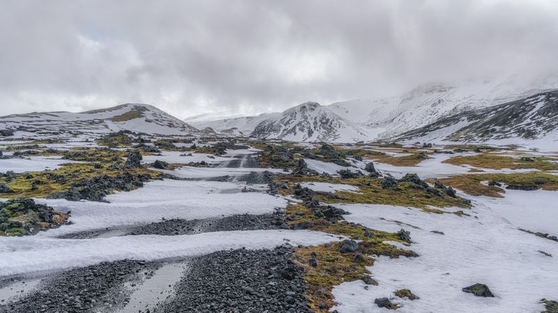 Горная дорога фото превью
