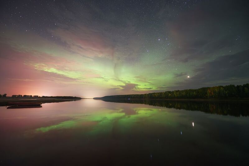 сияние на берегу северной двины, вологодская область, 24.03.2025 Сияние на берегу Северной Двины, Вологодская область, 13.09.2024 фото превью
